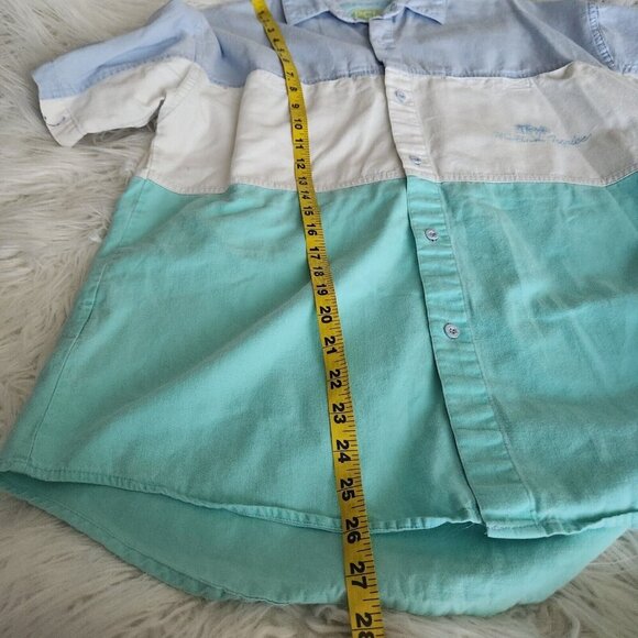 Vtg 80s Pacific Coast Highway Shirt S PCH Tropics Colorblock Surf‎ Short Sleeve - Picture 10 of 16
